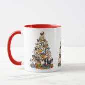 Mug Big Christmas Dog Tree – Festive Pup (Gauche)