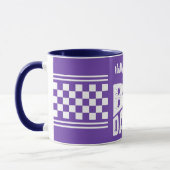 Mug Big Daddy avec votre nom en texte blanc sur fond v (Gauche)