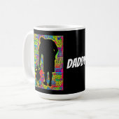 Mug Big Daddy et Baby enseigner la silhouette d'appren (Devant gauche)