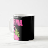 Mug Big Deal Sarcastic Funny Parma Ohio Flamant rose r (Devant gauche)