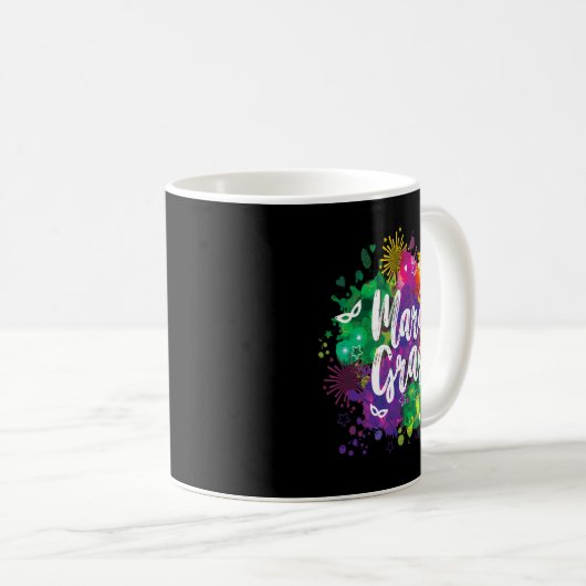 Mug Big Easy Vibes Mardi Gras Fat Tuesday New Orleans (Devant droit)