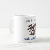 Mug Big Galaxys Blague sur l'espace (Devant gauche)
