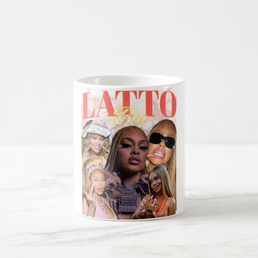 Mug Big Latto Hip-Hop Vintage Bootleg  (Centre)