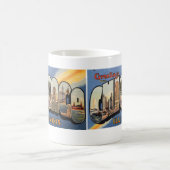 Mug Big Letters Vintage Chicago Postcard (Centre)