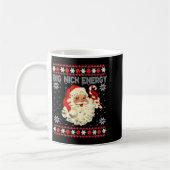 Mug Big Nick Energy Funny Santa Ugly Christmas Sweater (Gauche)