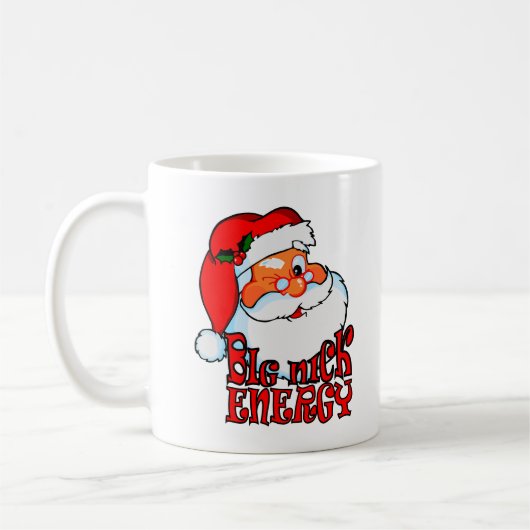 Mug Big Nick Père Noël Energy - Retro Père Noël Noël (Gauche)