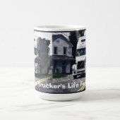 Mug Big Rig Camion de transport blanc pour camions et  (Centre)