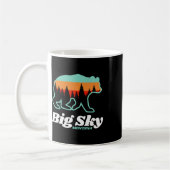 Mug Big Sky Montana Ski Snowboard Ours (Gauche)