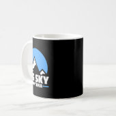 Mug Big Sky Montana Snowboard (Devant gauche)