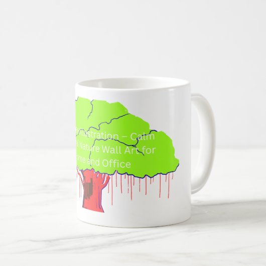 Mug Big Tree Wall Art | Large Nature  (Devant droit)