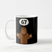 Mug Bigfoot 67 Meme Six Seven Funny Sasquatch  (Gauche)