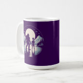 Mug Bigfoot Alien OVNI Cryptide Observation Paranormal (Devant gauche)