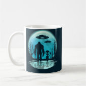 Mug Bigfoot Alien OVNI Divulgation Conspiration Don (Gauche)