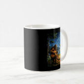 Mug Bigfoot And Alien Loch Ness Campfire Sasquatch Fun (Devant droit)