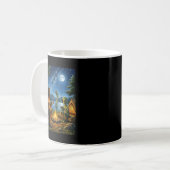 Mug Bigfoot And Alien Loch Ness Campfire Sasquatch Fun (Devant gauche)