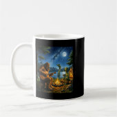 Mug Bigfoot And Alien Loch Ness Campfire Sasquatch Fun (Gauche)