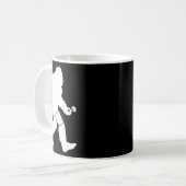Mug Bigfoot Badminton Player Sasquatch Shuttle (Devant gauche)