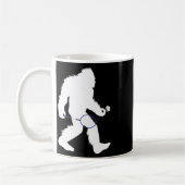 Mug Bigfoot Badminton Player Sasquatch Shuttle (Gauche)