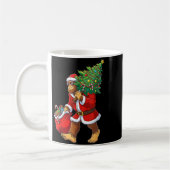 Mug Bigfoot Christmas Tree Lights Boys Men Sasquatch L (Gauche)