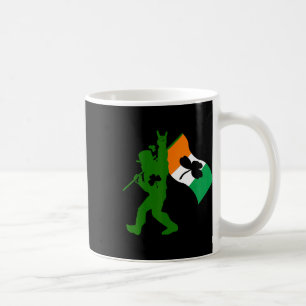 Mug Bigfoot Clover Leaf St Patricks Day Irlandais Sasq