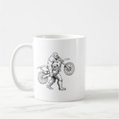 Mug Bigfoot Dirt Bike Sasquatch Biker  (Gauche)