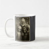 Mug Bigfoot Drôle, Alien, & Yéti Sasquatch Rock On (Gauche)