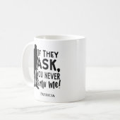 Mug Bigfoot Drôle Tu Ne M'As Jamais Vu (Devant gauche)