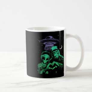 Mug Bigfoot Et Aliens Tee - shirts Drôle Sasquatch Lov