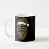 Mug Bigfoot Face Sungles Santa Christmas Camo Xmas Sas (Gauche)