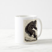 Mug Bigfoot faisant du surf (Devant droit)