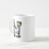 Mug Bigfoot Fishing Funny Sasquatch Fi-shirt (Devant gauche)