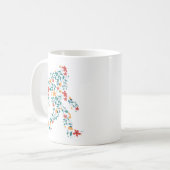 MUG BIGFOOT FLORAL (Devant gauche)