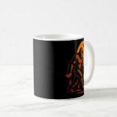 Mug Bigfoot Halloween Sasquatch Jack O Lantern  (Devant droit)