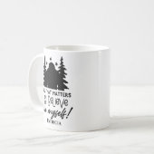 Mug Bigfoot je crois en moi (Devant gauche)