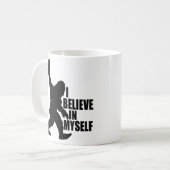 Mug Bigfoot-Je crois en moi-même (Devant gauche)