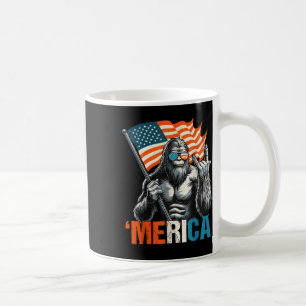 Mug Bigfoot Merica Rock Drapeau Américain Patriotique