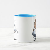 Mug Bigfoot montant une licorne (Centre)