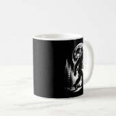 Mug Bigfoot Moonlight Sasquatch Forest Cryptid Outdoor (Devant droit)
