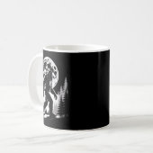 Mug Bigfoot Moonlight Sasquatch Forest Cryptid Outdoor (Devant gauche)