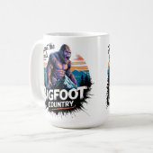 Mug Bigfoot, Parfait pour les amoureux de Sasquatch (Devant gauche)