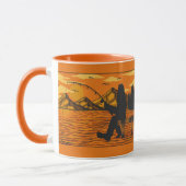 Mug Bigfoot Parti Pêche Au Quai Sunset Lake (Gauche)