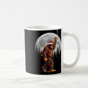 Mug Bigfoot Père Noël Feux d'arbre de Noël Funky Noël