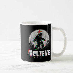 Mug Bigfoot Père Noël Feux d'arbre de Noël Funky Noël