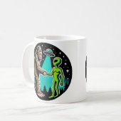 Mug Bigfoot rencontre un Alien (Devant gauche)
