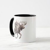 Mug Bigfoot Riding Moose  (Devant gauche)
