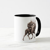 Mug Bigfoot Riding Moose  (Devant droit)