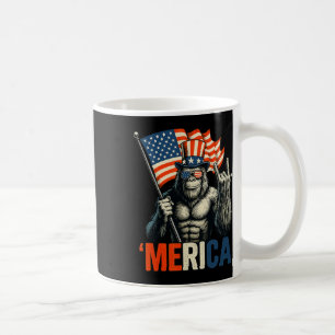 Mug Bigfoot Rock And Roll merica Usa Drapeau Américain