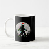 Mug Bigfoot Santa Christmas Tree Lights Funny Xmas Sas (Gauche)