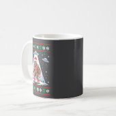 Mug Bigfoot Santa Ufo Alien Funny Ugly Christmas Sweat (Devant gauche)