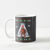 Mug Bigfoot Santa Ufo Alien Funny Ugly Christmas Sweat (Gauche)